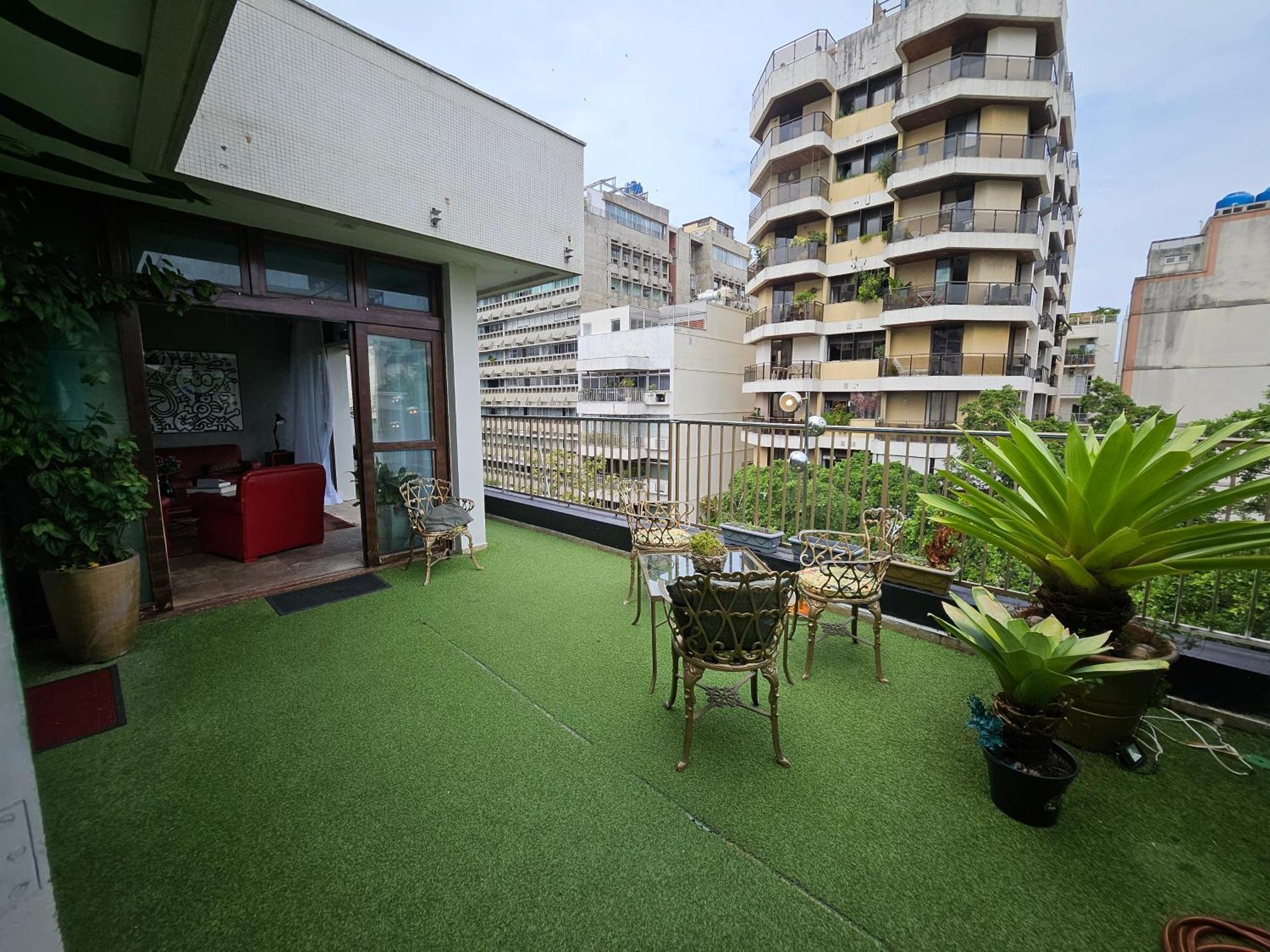 Charmosa Cobertura Em Ipanema Na Quadra Da Praia De Quarto, Sala, Terraco E Sauna Rio de Janeiro Bagian luar foto